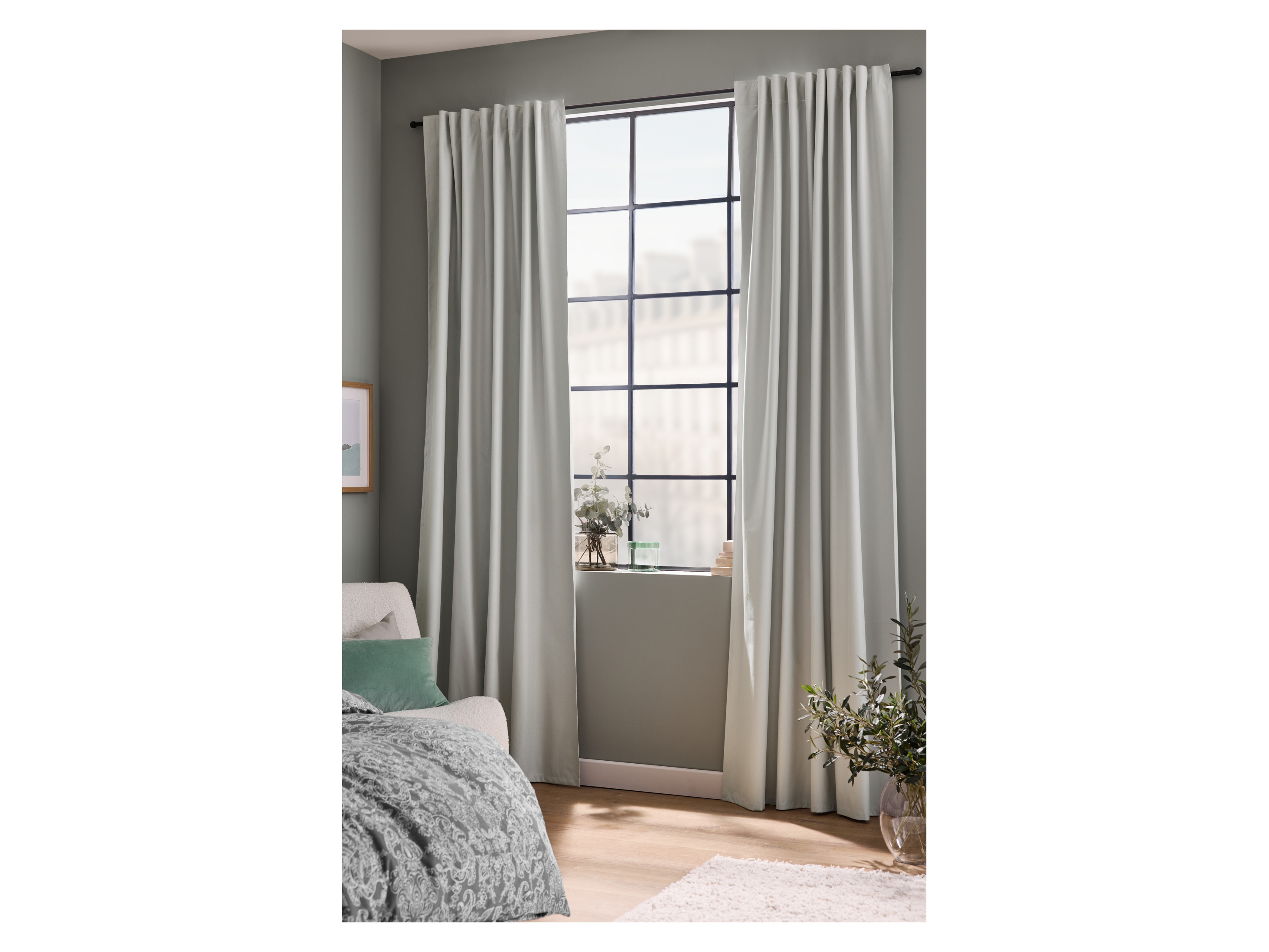 Thumbnail - LIVARNO® Vorhang abdunkelnd,  135 x 254 cm (Beige)