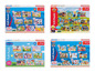 Trefl Puzzle mit Paw Patrol, Peppa Pig und Feuerwehrmann Sam.
