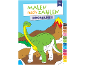 Dinosaurier Malbuch, Malen nach Zahlen, für Kinder ab 5 Jahren