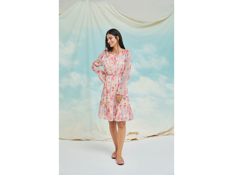 Gehe zu Vollbildansicht: esmara Damen Kleid, in fließender Chiffon-Qualität - Bild 10