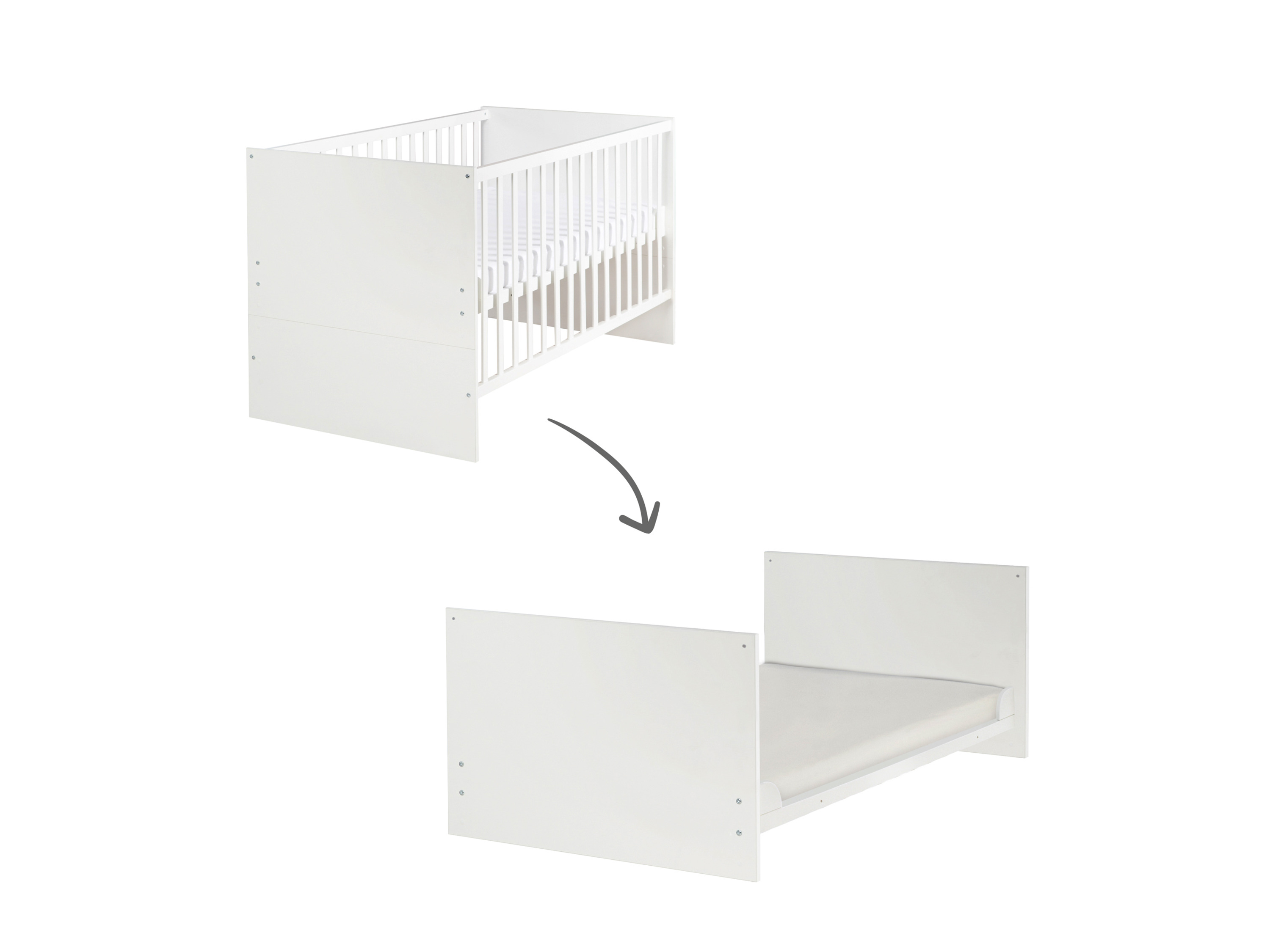 Roba Kombi-Kinderbett 70x140 cm Anton – Bild 4 von 4