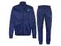 Marineblauer Trainingsanzug mit Reißverschlussjacke und Jogginghose mit Logo.