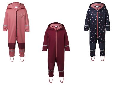 LUPILU® Baby Kleinkinder Matsch- und Buddel-Overall Softshell, gefüttert