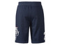 Dunkelblaue Shorts mit 'Naval Navy' Print.