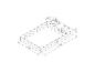 Holzspielküche mit Spüle, Kochfeld und Knöpfen, Maße 1800x1150x350x218.