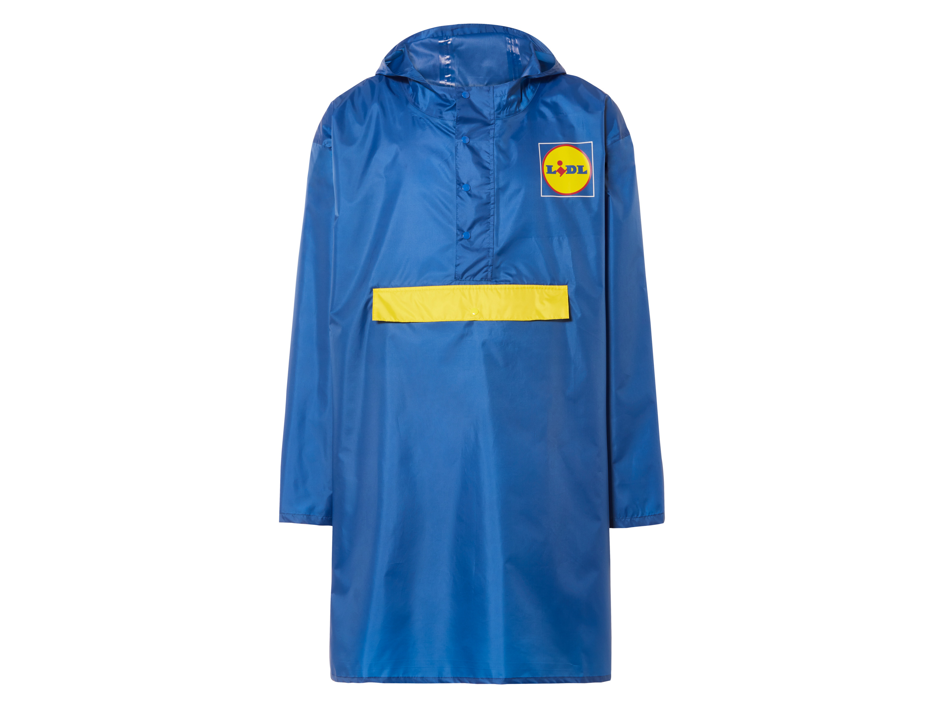 Damen Herren Regenponcho LIDL (Blau)““ | integrierte Packtasche zum einfachen Verstauen