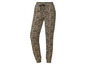 Beige Jogginghose mit Zebra-Muster.