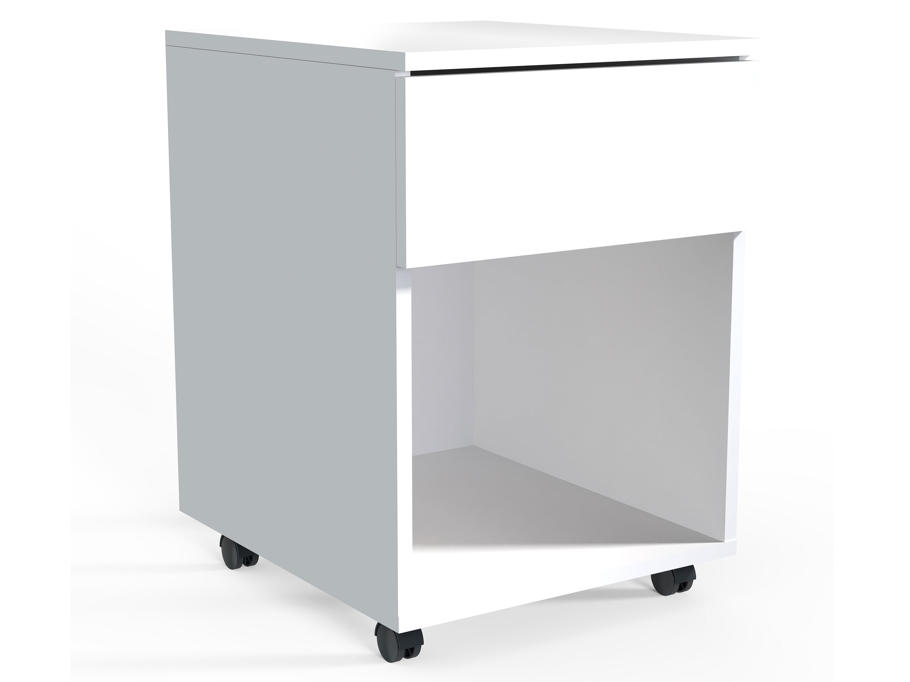 VCM Rollcontainer Dalosa 45 (Weiß, 1-SB) | 04051814419386