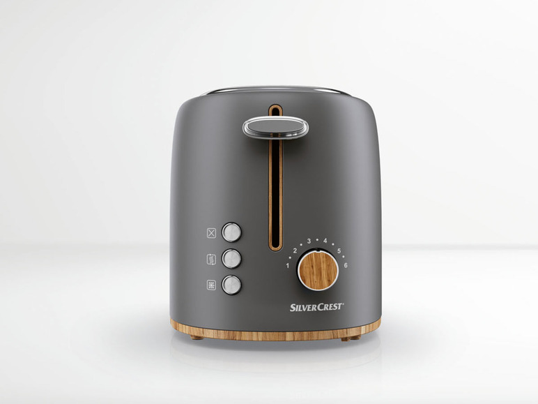 Gehe zu Vollbildansicht: SILVERCREST® KITCHEN TOOLS Toaster »STH 900«, mit Elementen in Holzoptik - Bild 30