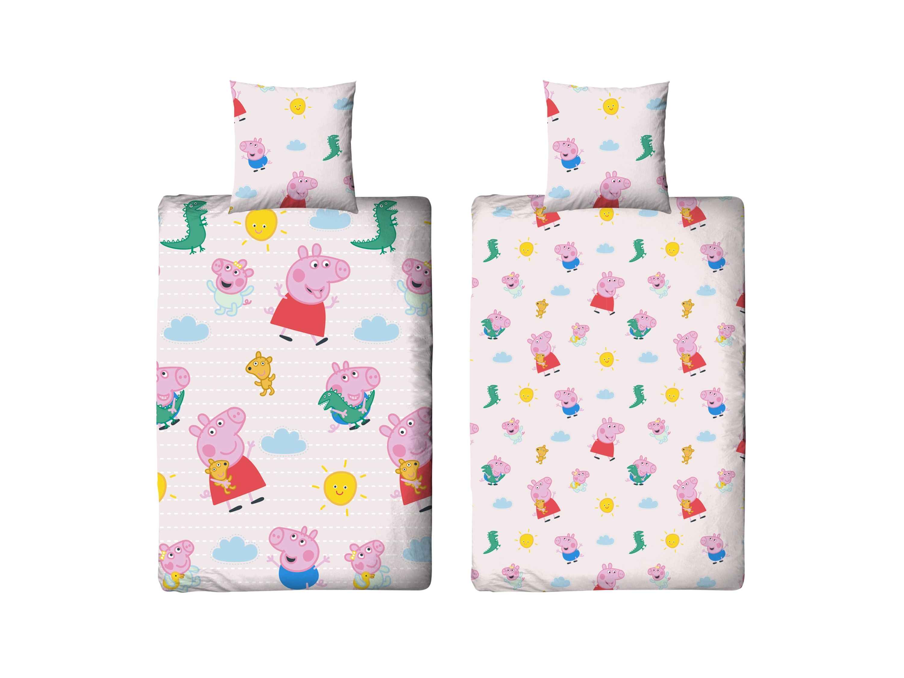 Kinder Wendebettwäsche »Bluey / Peppa Pig«, 135 x 200 cm – Bild 4 von 4