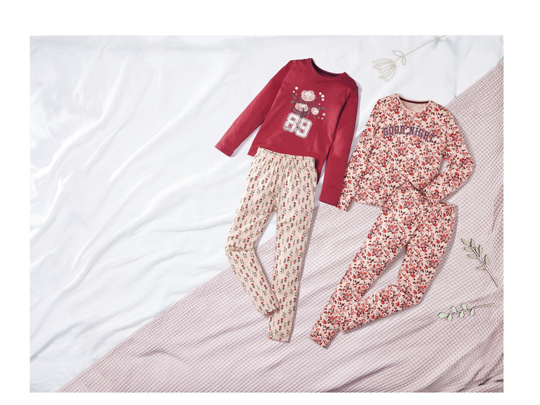 Gehe zu Vollbildansicht: pepperts!® Kinder Pyjama, 2 Stück, aus reiner Bio-Baumwolle - Bild 3