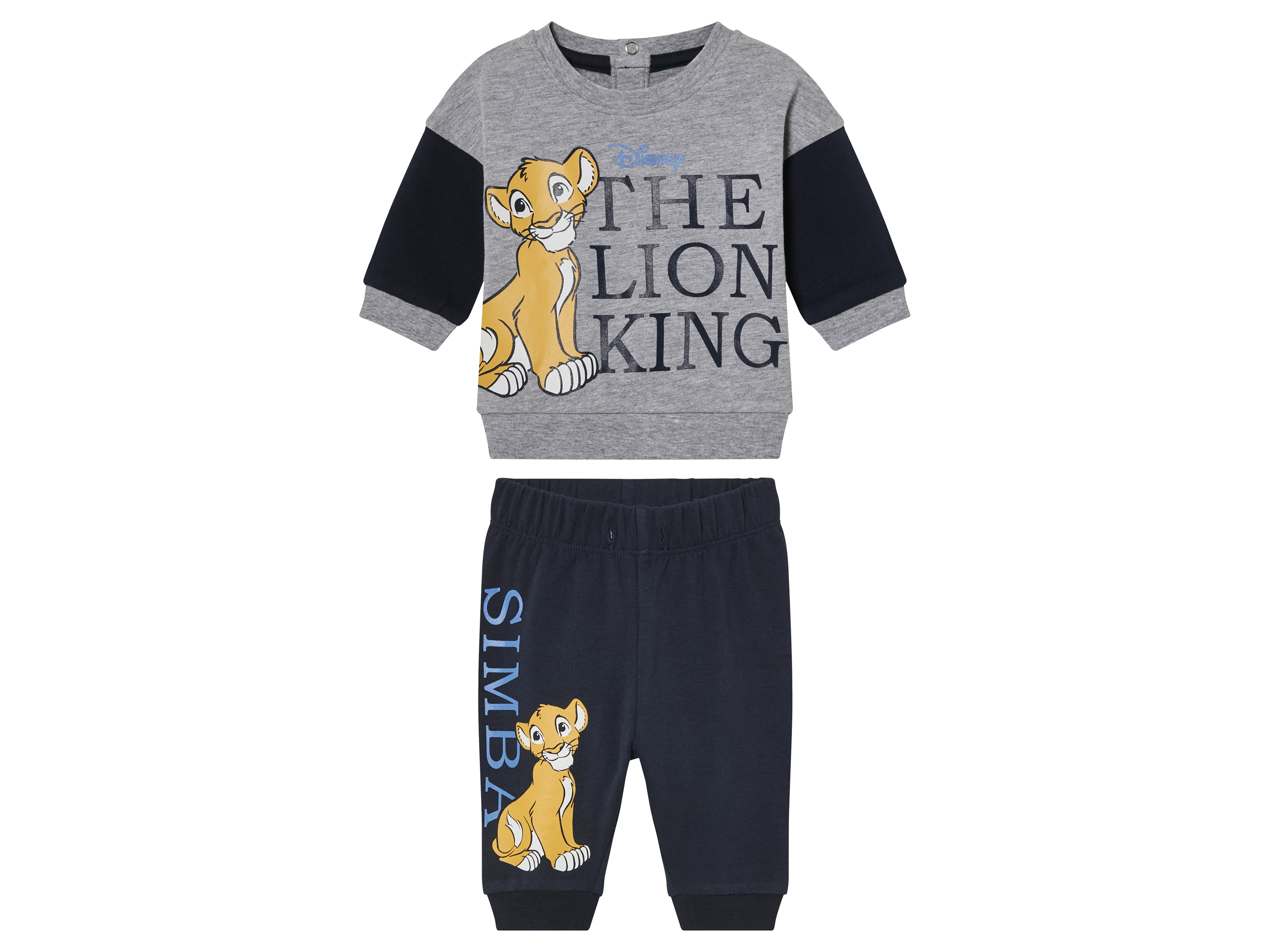 Baby Jungen Jogginganzug  2-teilig (König der Löwen, 62/68)““ | Saum und Beinen 2-teilig Produktmerkmale tabletd Farbe: König der Löwen
