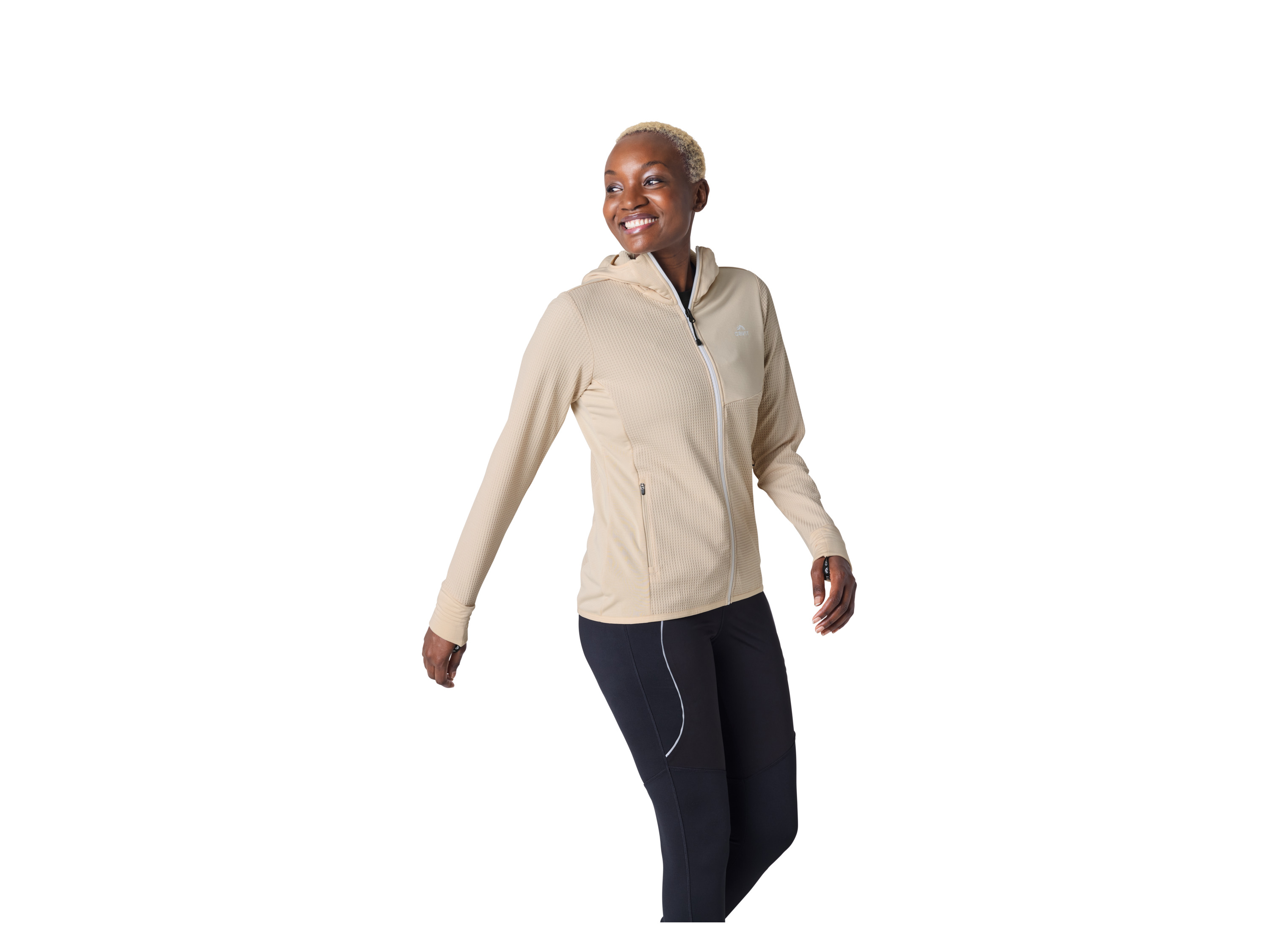 CRIVIT Damen Premium Funktionsjacke (Beige, S(36/38)) – Bild 2 von 4
