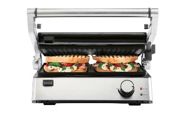 SILVERCREST® KITCHEN TOOLS Kontaktgrill SKGE 2000 D3, 180° aufklappbar