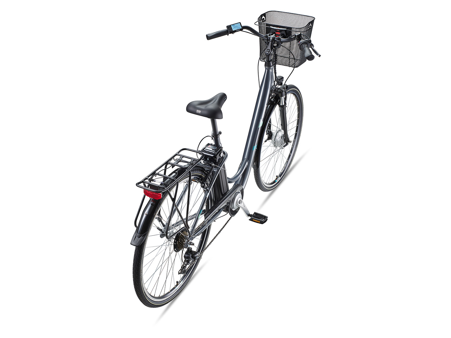 Telefunken E-Bike Cityrad Multitalent RC822, 7 Gang Shimano Tourney Schaltwerk, Kettenschaltung, Frontmotor, 531,3 Wh, (Beleuchtung, Straßenzulassung, ca. 100 k – Bild 3 von 4