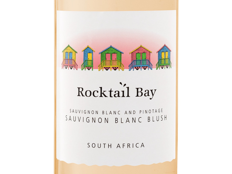 Gehe zu Vollbildansicht: Rocktail Bay Sauvignon Blanc Pinotage Blush Südafrika Western Cape WO trocken, Blush 2022 - Bild 2