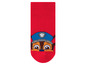 Rote Socken mit einem Bild von Chase von der Paw Patrol.