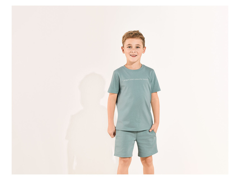 Gehe zu Vollbildansicht: lupilu Kleinkinder/Kinder Jungen T-Shirt, 2 Stück, mit Rundhalsausschnitt - Bild 14