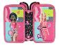 Barbie Doppel-Federmäppchen mit trendigen Puppen.