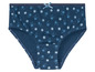 Blaue Unterhose mit Schneeflocken-Muster
