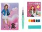 Forever Girlie Aquarell-Set mit Malbuch, Pinsel, Farben und Schwamm.