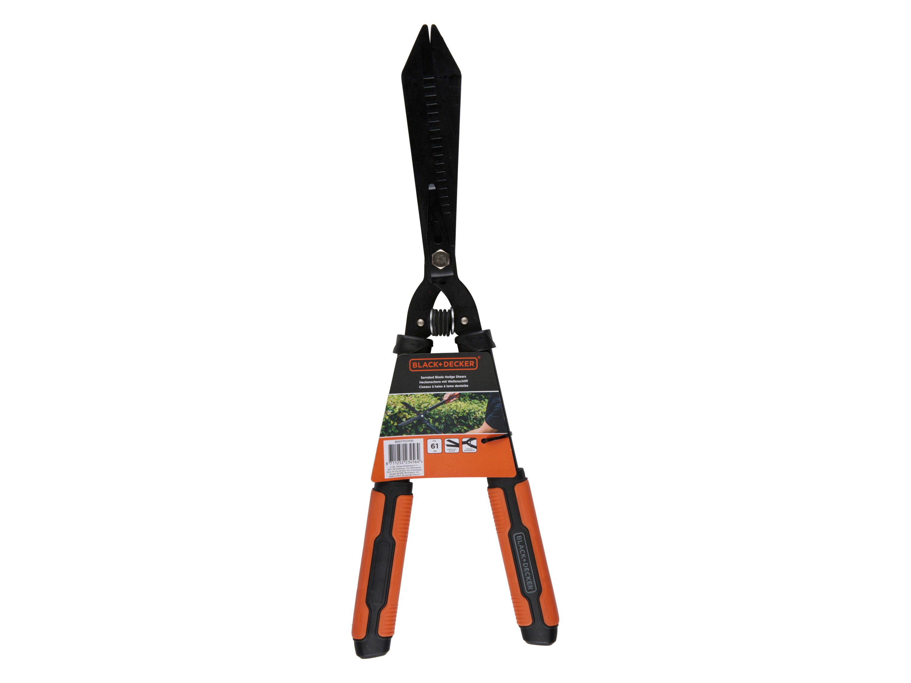 BLACK & DECKER Heckenschere 24'' gezahnte Klinge