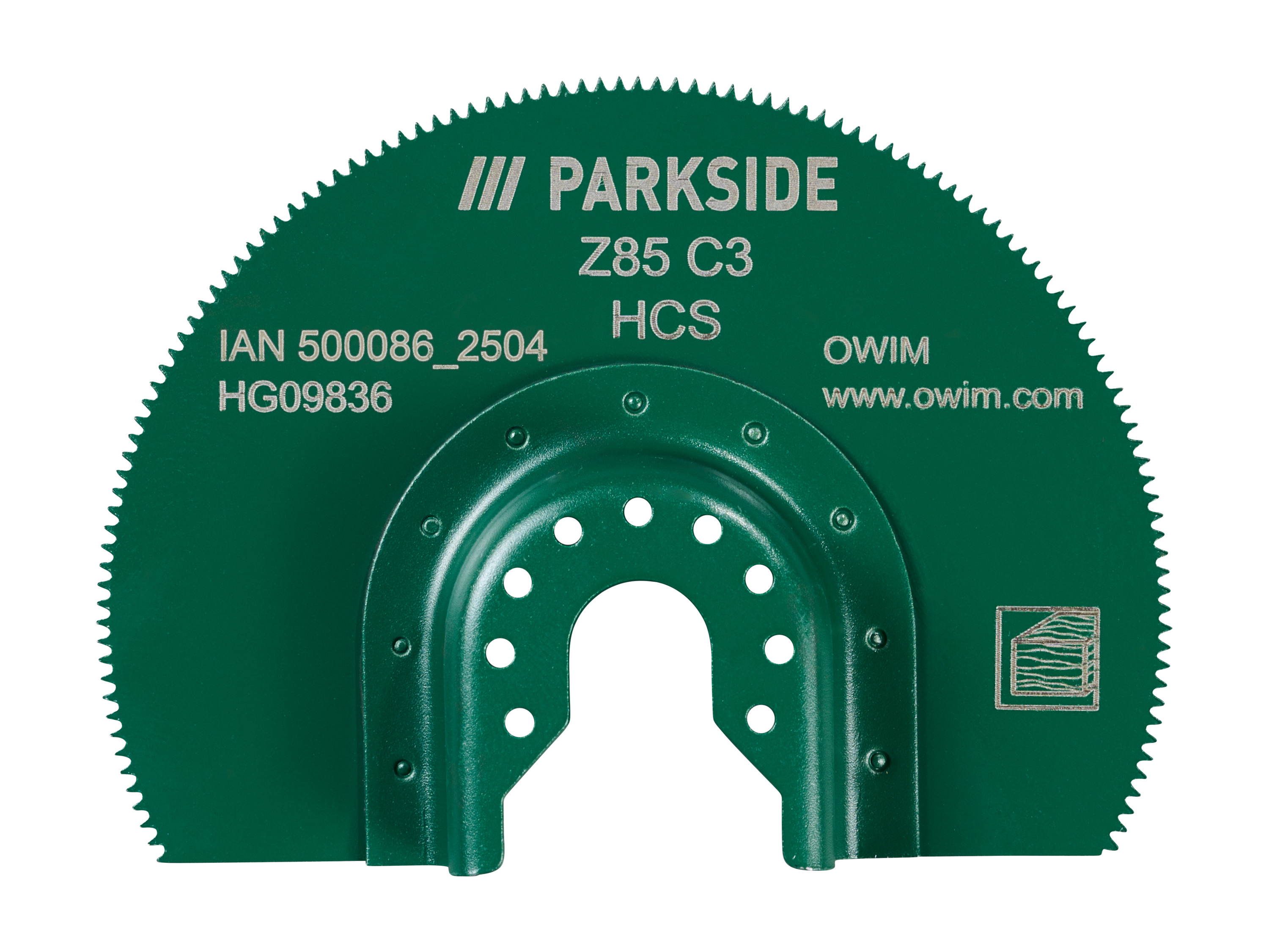 PARKSIDE® Zubehör für Multifunktionswerkzeug (HCS-Segmentsägeblatt Z85)