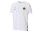 Weißes Fußballtrikot mit deutschem Logo und FIFA World Cup QATAR 2022.
