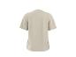 Beiges Kurzarm-T-Shirt, Rückansicht