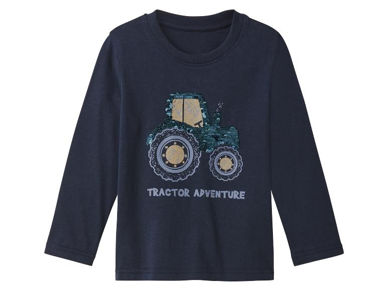 Kinder-T-Shirt mit Traktor-Motiv.