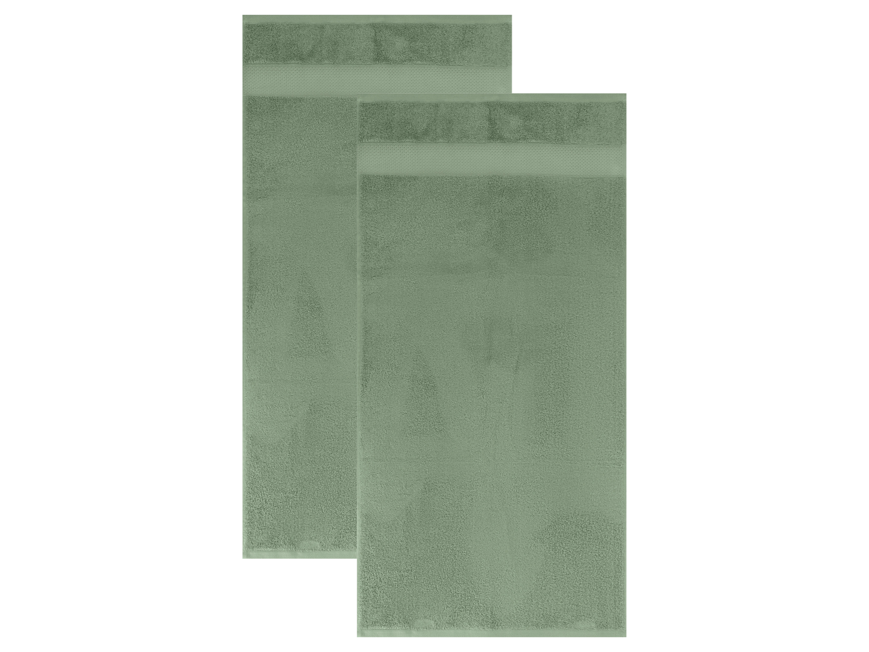 LIVARNO® Handtücher, 50 x 100 cm, 2 Stück (Grün)