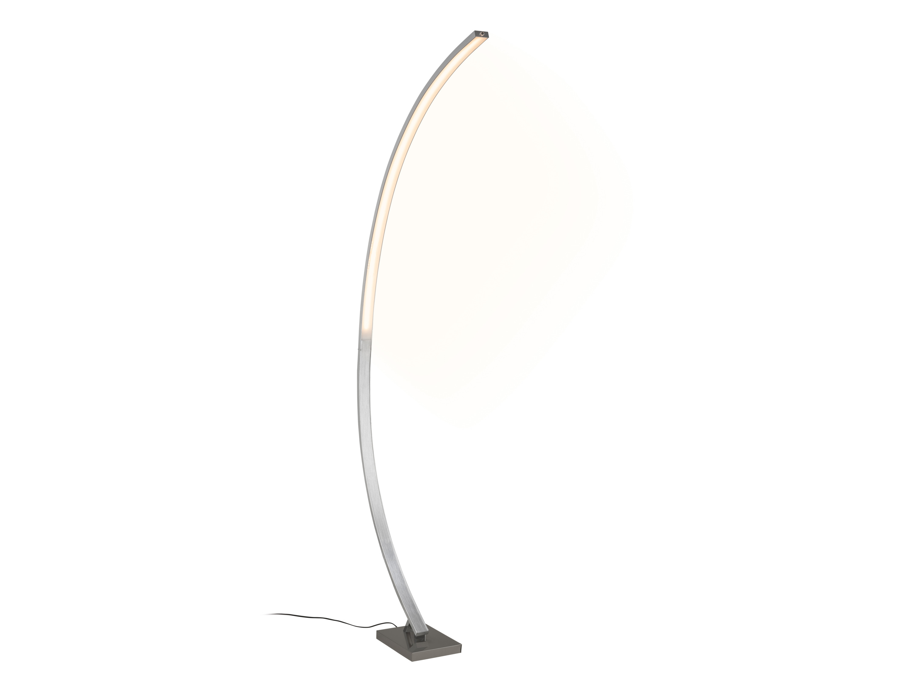 LIVARNO® Bogenleuchte LED dimmbar (Nickel matt)