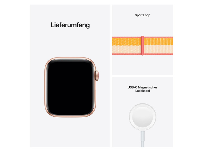 Gehe zu Vollbildansicht: Apple Watch SE GPS + Cellular intelligente Uhr mit Sportband - 32 GB - Wi-Fi, Bluetooth - 4G - Bild 70