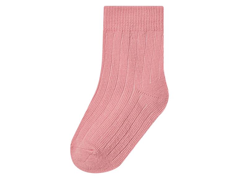 Gerippte Baby Socken, 5 Paar