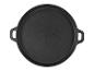 Runde Gusseisen-Grillpfanne mit zwei Griffen