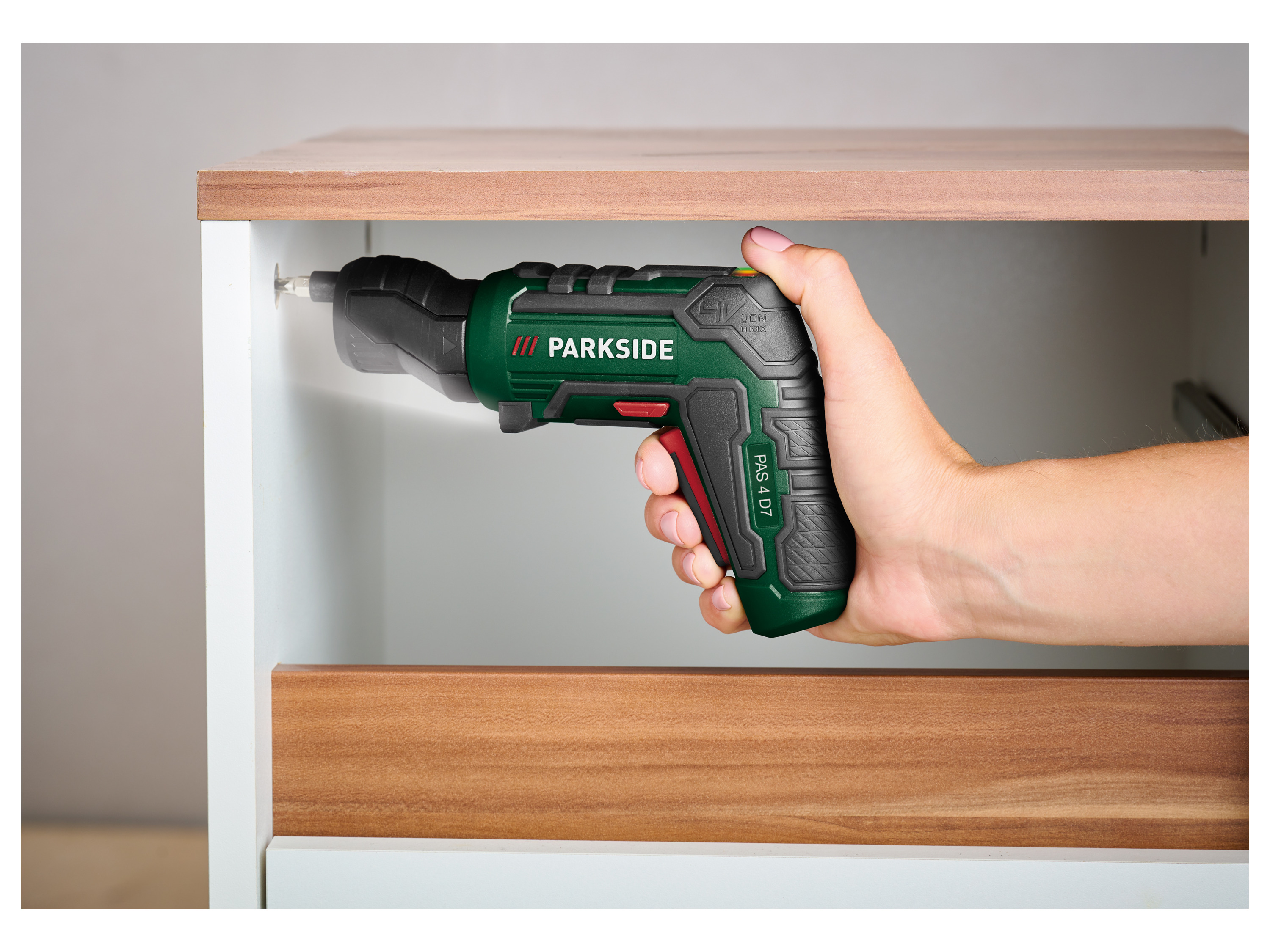 Thumbnail - PARKSIDE® 4 V Akku-Schrauber »PAS 4 D7«, mit Akku ohne Netzadapter