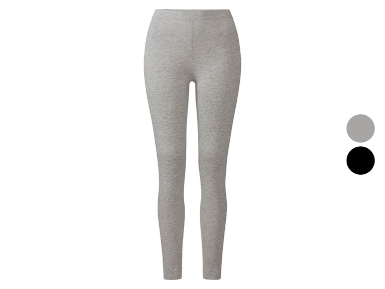 Graue Leggings für Damen.