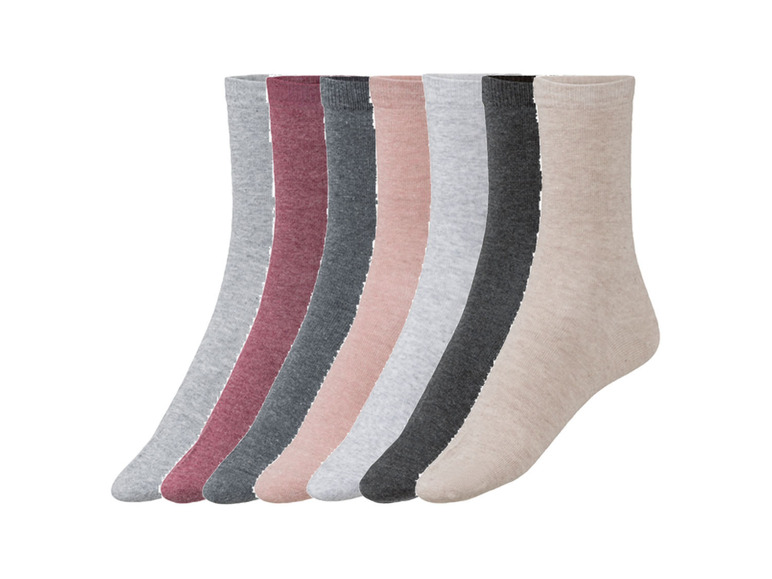 Gehe zu Vollbildansicht: esmara Damen Socken, 7 Paar, mit hohem Baumwollanteil - Bild 2