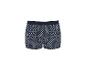Herren-Boxershorts mit marineblauem geometrischem Muster