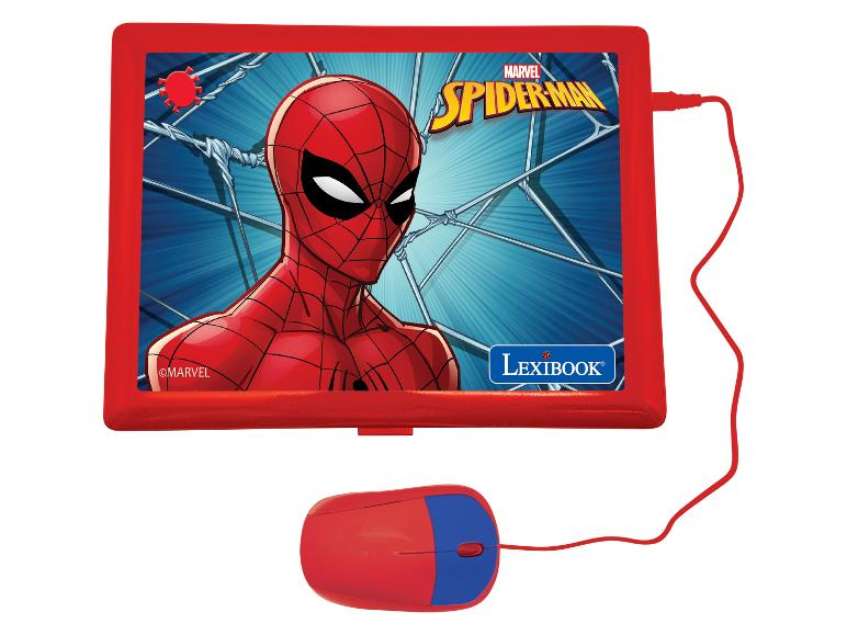 Roter Spider-Man Laptop mit Maus.
