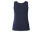 Dunkelblaues Damen-Tanktop, Rückansicht