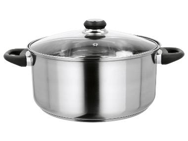 SILVERCREST® Edelstahl-Topf, Ø 28 cm