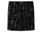 Schwarzer Pailletten-Minirock