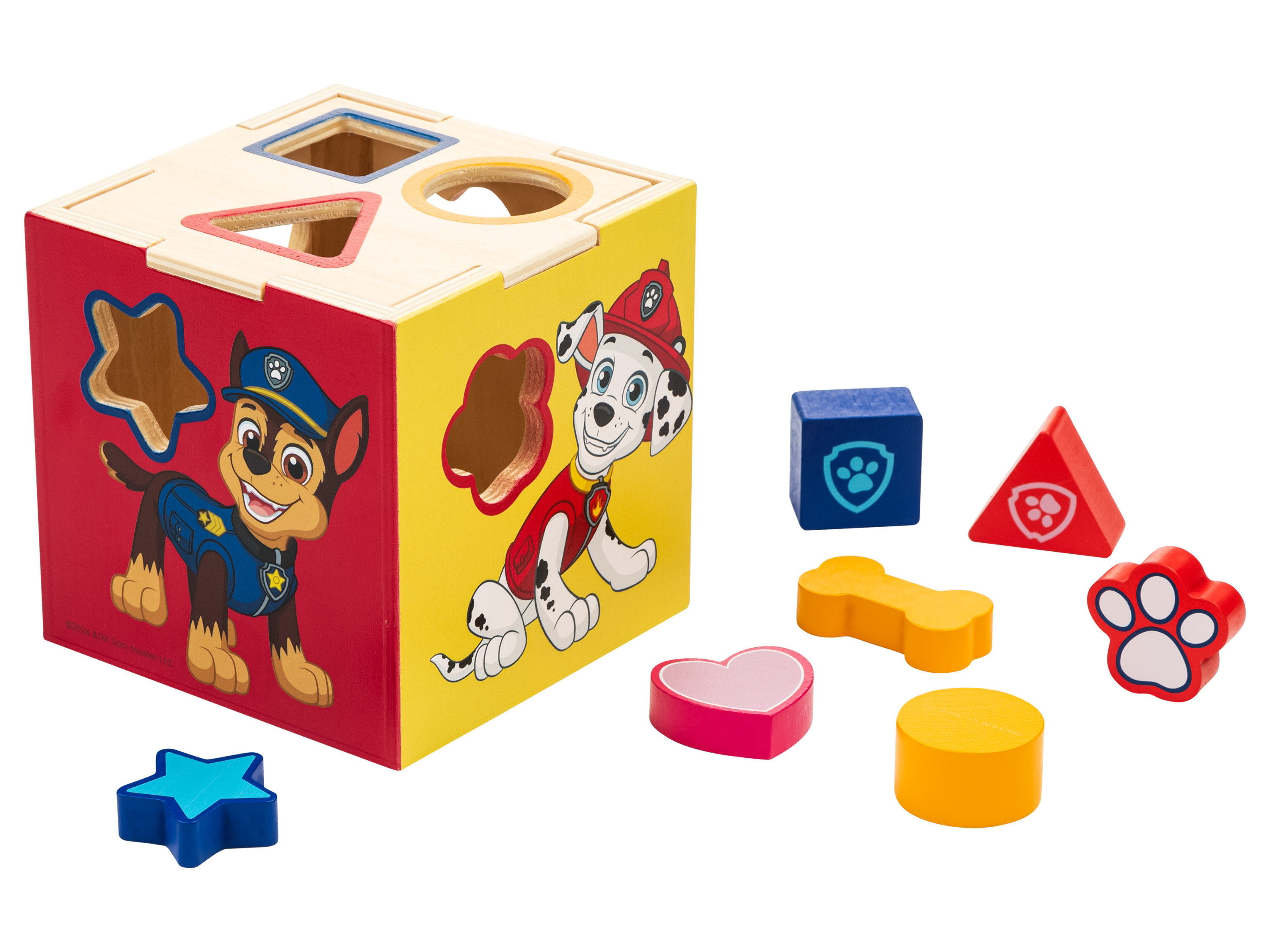 Motorikspielzeug Holz (Sortierbox Paw Patrol) | 04052916109496