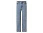 Hellblaue High-Waist-Jeans mit geradem Bein