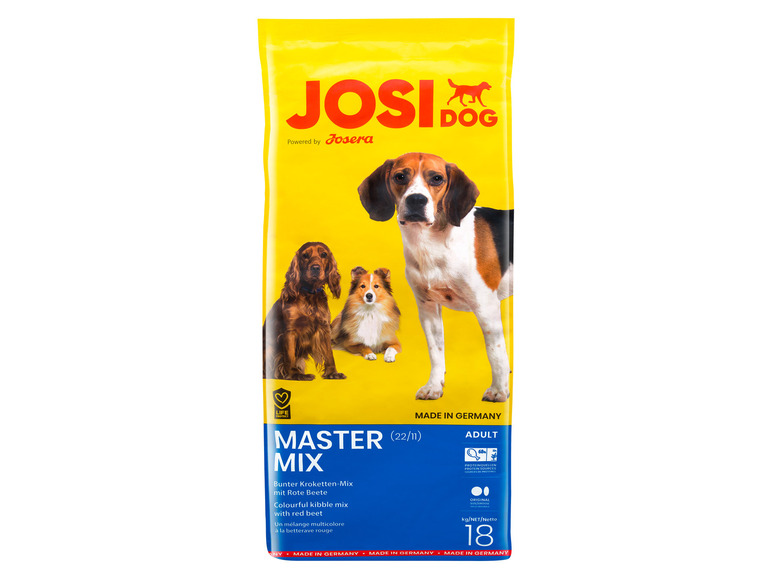 Gehe zu Vollbildansicht: JosiDog Hundetrockennahrung Master Mix, 18 kg - Bild 1