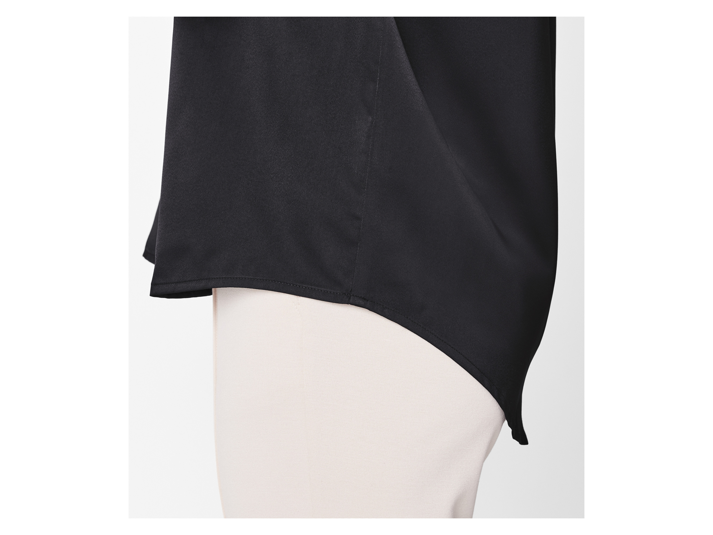 Thumbnail - esmara® Damen Satin-Bluse (Schwarz, 42)