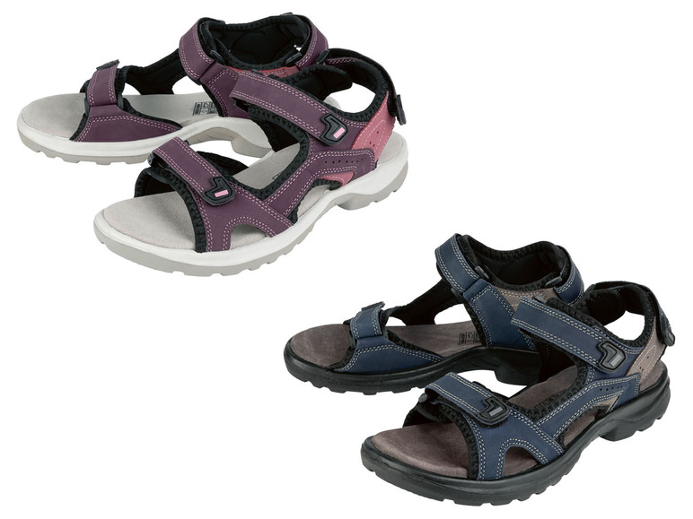 Gehe zu Vollbildansicht: CRIVIT® Damen Trekking Sandalen, mit bequemem Lederfußbett - Bild 1