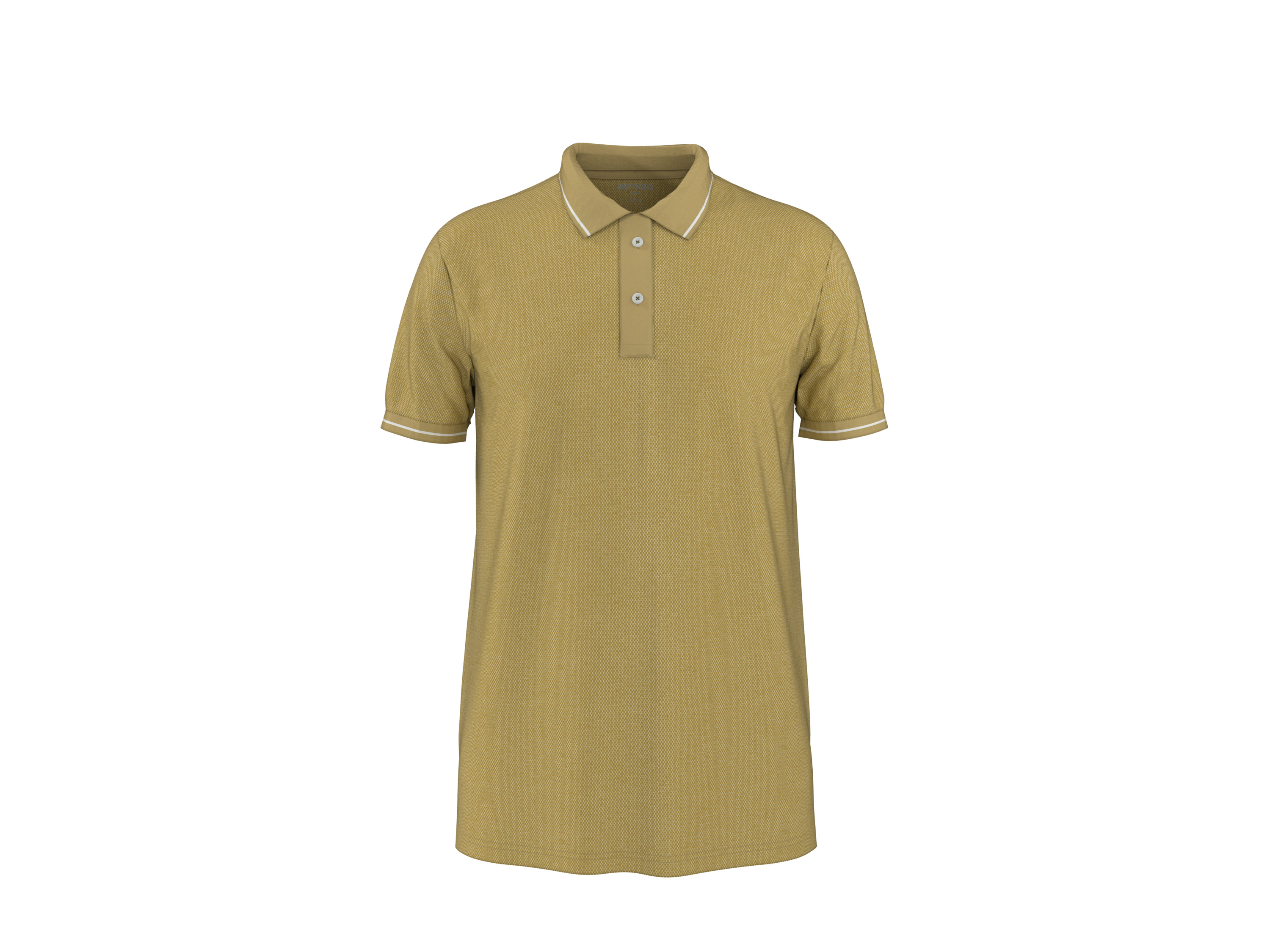 ESMARA MEN Herren Piqué Poloshirt (Olive, M (48/50)) – Bild 3 von 4