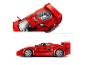 Ein roter LEGO Ferrari F40 Sportwagen.